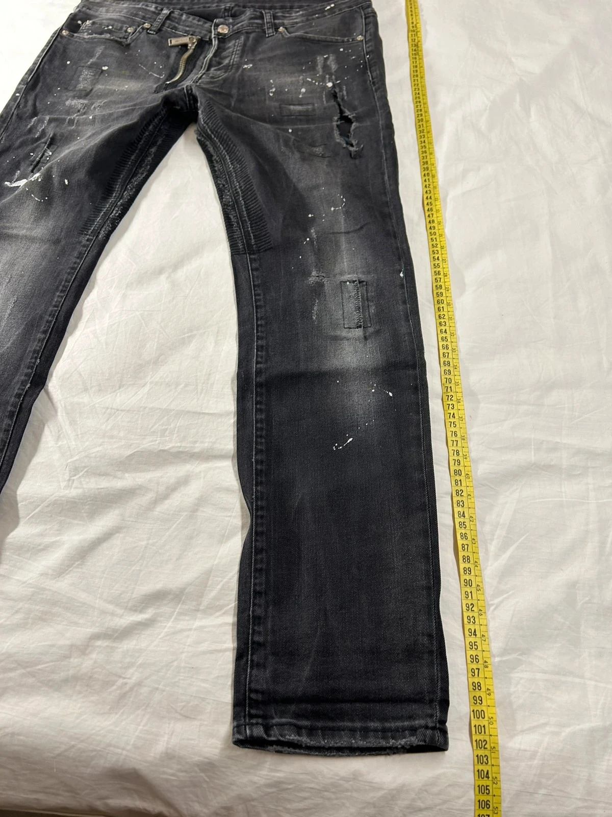 Jean rasgado preto dsquared2 tamanho 50 – photo 4